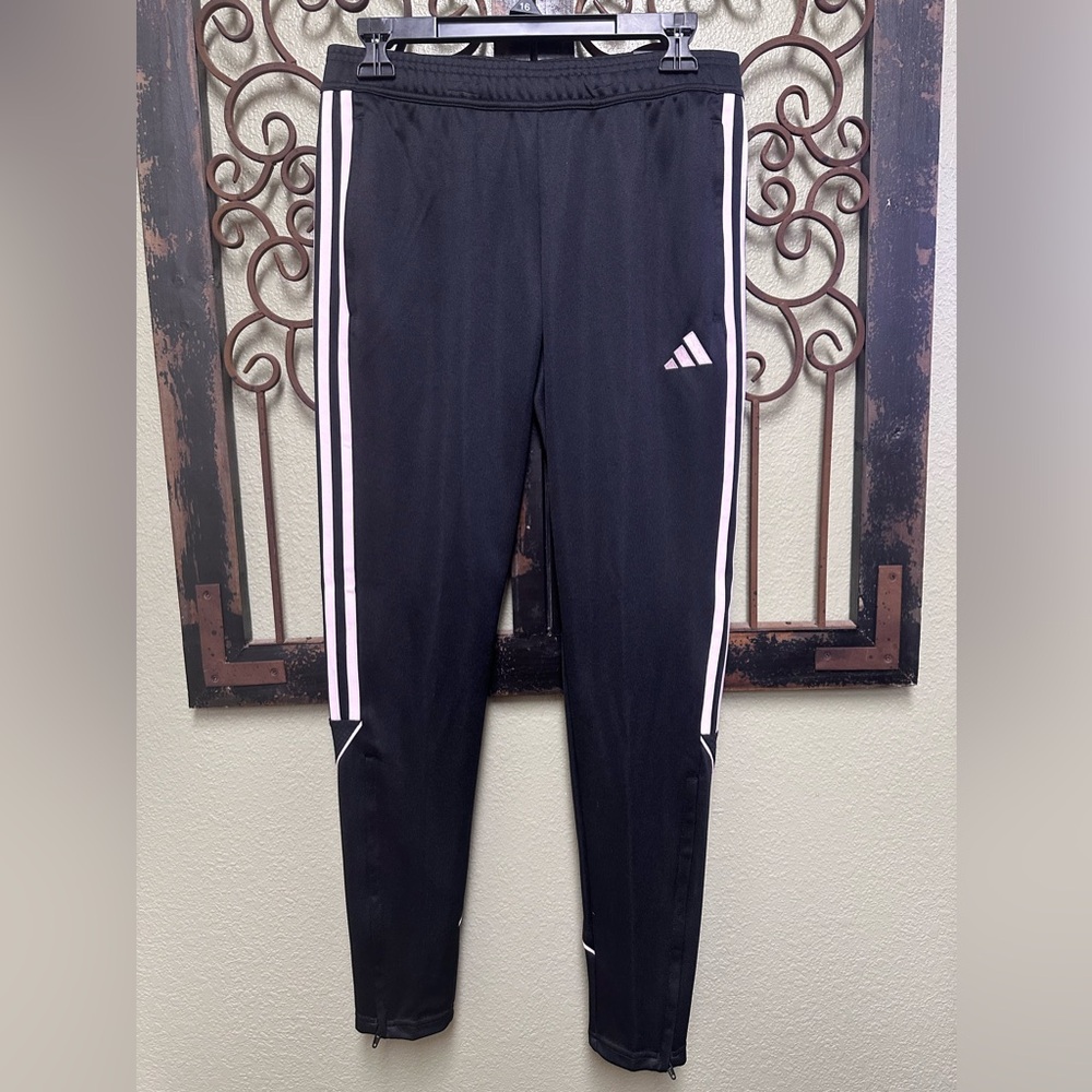 Adidas black/clear pink tiro track pants - Picture 2 of 8